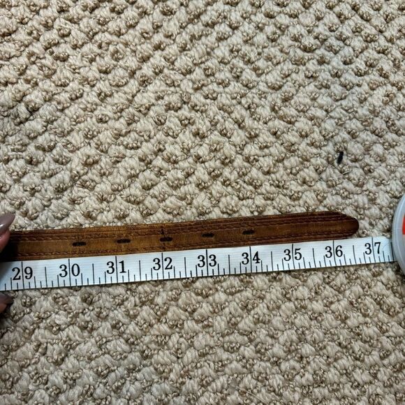 Vintage Leather and Bead‎ Native American Style Belt Size 34 - Picture 11 of 12